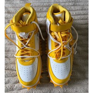 Nike Air Force 1 Mid x Off-White Varsity Maize Yellow White DR0500-101 Mens 12